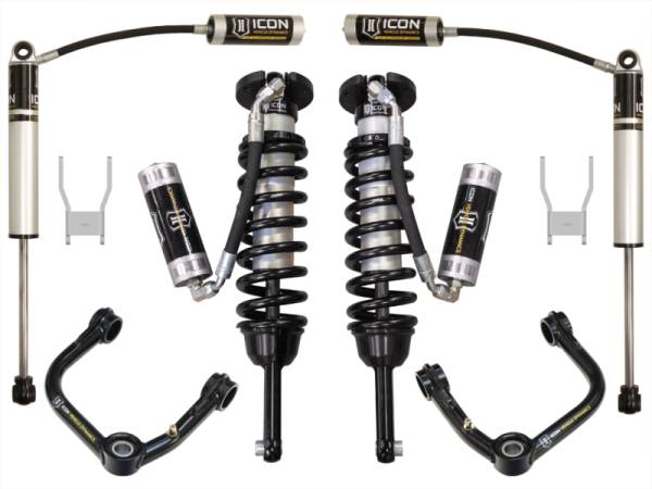 ICON Vehicle Dynamics - ICON Vehicle Dynamics 12-15 HILUX 0-3" STAGE 4 SUSPENSION SYSTEM W TUBULAR UCA K53144T - Image 1