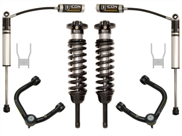 ICON Vehicle Dynamics - ICON Vehicle Dynamics 12-15 HILUX 0-3" STAGE 3 SUSPENSION SYSTEM W TUBULAR UCA K53143T - Image 1