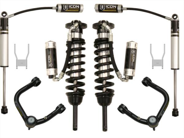 ICON Vehicle Dynamics - ICON Vehicle Dynamics 05-11 HILUX 0-3" STAGE 5 SUSPENSION SYSTEM W TUBULAR UCA K53140T - Image 1