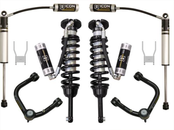 ICON Vehicle Dynamics - ICON Vehicle Dynamics 05-11 HILUX 0-3" STAGE 4 SUSPENSION SYSTEM W TUBULAR UCA K53139T - Image 1