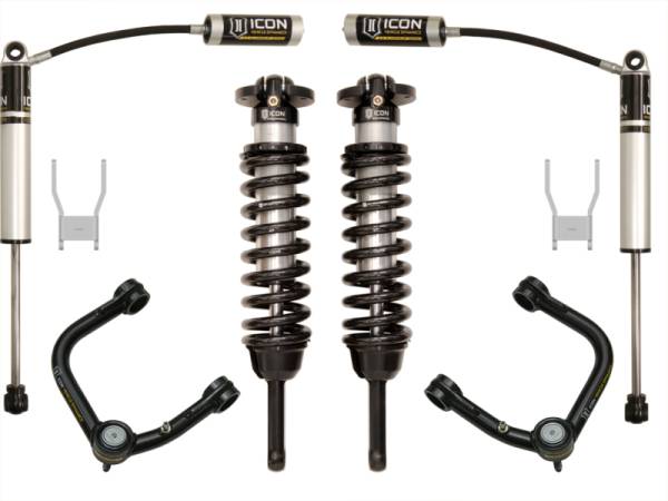 ICON Vehicle Dynamics - ICON Vehicle Dynamics 05-11 HILUX 0-3" STAGE 3 SUSPENSION SYSTEM W TUBULAR UCA K53138T - Image 1