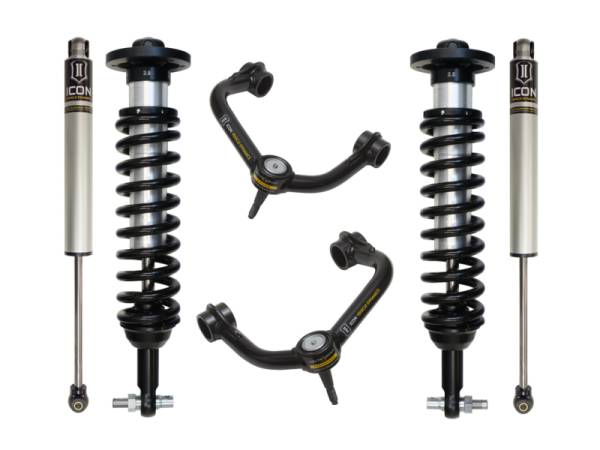 ICON Vehicle Dynamics - ICON Vehicle Dynamics 2014 FORD F150 4WD 0-2.63" STAGE 2 SUSPENSION SYSTEM W TUBULAR UCA K93062T - Image 1