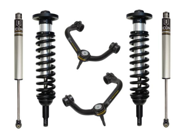 ICON Vehicle Dynamics - ICON Vehicle Dynamics 04-08 FORD F150 2WD 0-2.63" STAGE 2 SUSPENSION SYSTEM W TUBULAR UCA K93031T - Image 1