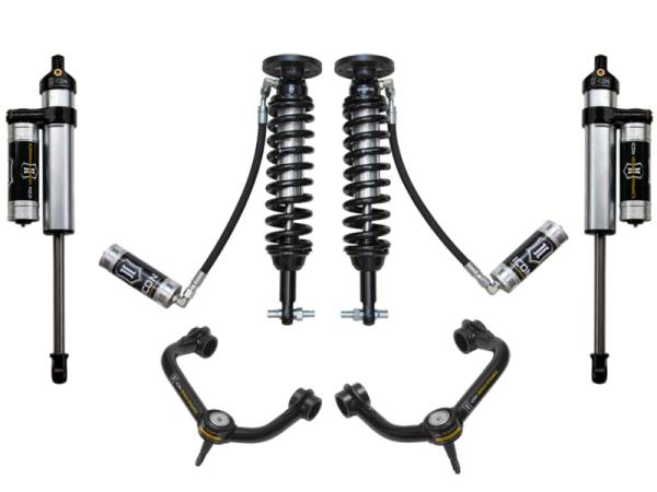 ICON Vehicle Dynamics - ICON Vehicle Dynamics 2014 FORD F150 2WD 1.75-2.63" STAGE 4 SUSPENSION SYSTEM W TUBULAR UCA K93074T - Image 1