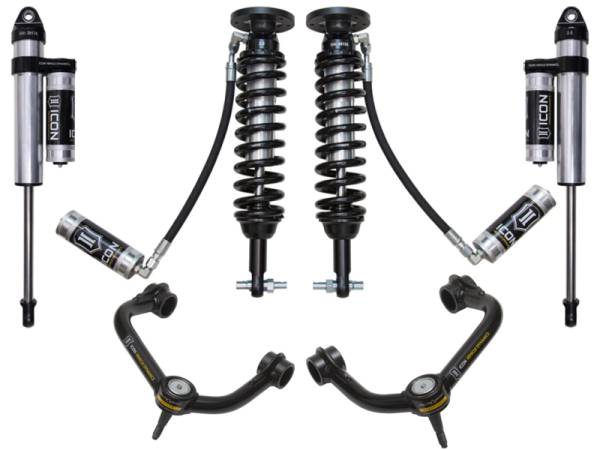 ICON Vehicle Dynamics - ICON Vehicle Dynamics 2015-2020 FORD F150 4WD 2-2.63" STAGE 4 SUSPENSION SYSTEM W TUBULAR UCA K93084T - Image 1