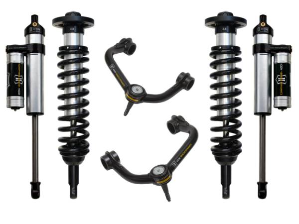 ICON Vehicle Dynamics - ICON Vehicle Dynamics 04-08 FORD F150 2WD 0-2.63" STAGE 3 SUSPENSION SYSTEM W TUBULAR UCA K93032T - Image 1