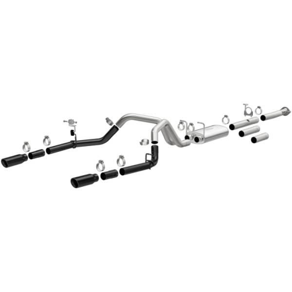 MagnaFlow Exhaust Products - MagnaFlow Exhaust Products Street Series Black Cat-Back System 19377 - Image 1