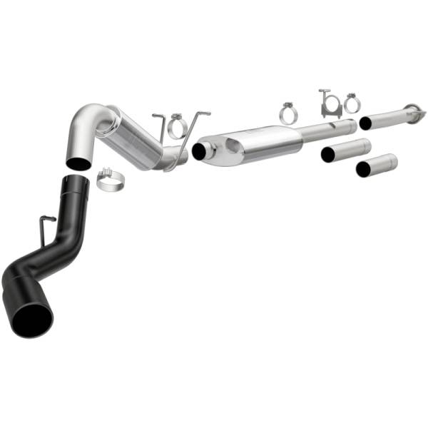 MagnaFlow Exhaust Products - MagnaFlow Exhaust Products Street Series Black Cat-Back System 19376 - Image 1