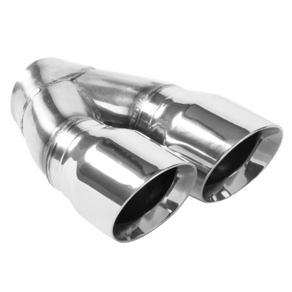 MagnaFlow Exhaust Products - MagnaFlow Exhaust Products Dual Exhaust Tip - 2.25in. Inlet/3in. Outlet 35226 - Image 1