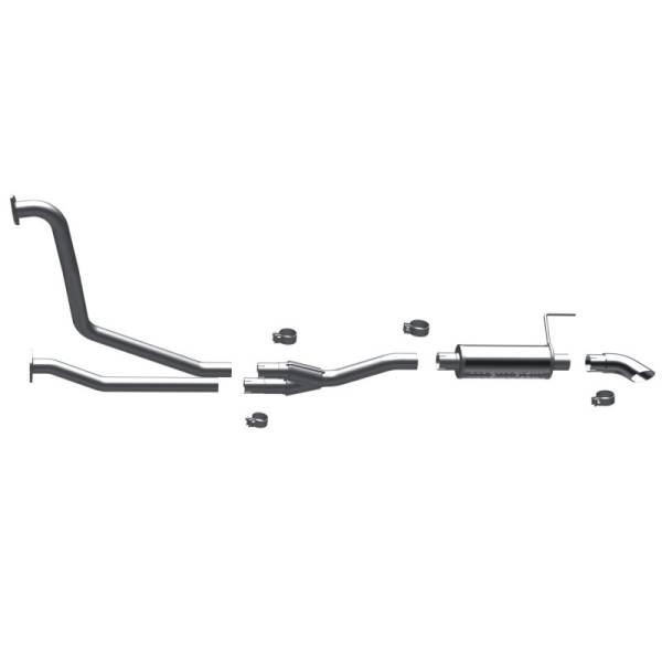 MagnaFlow Exhaust Products - MagnaFlow Exhaust Products Off Road Pro Series Gas Stainless Cat-Back 17109 - Image 1