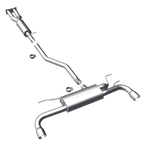 MagnaFlow Exhaust Products - MagnaFlow Exhaust Products Street Series Stainless Cat-Back System 15576 - Image 1