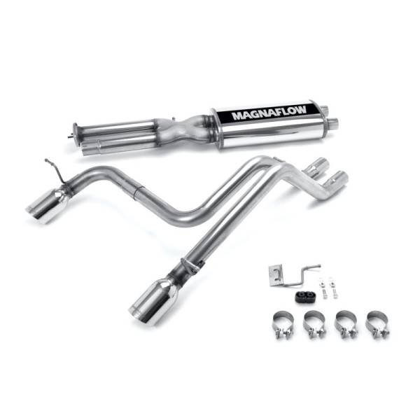 MagnaFlow Exhaust Products - MagnaFlow Exhaust Products Street Series Stainless Cat-Back System 16673 - Image 1