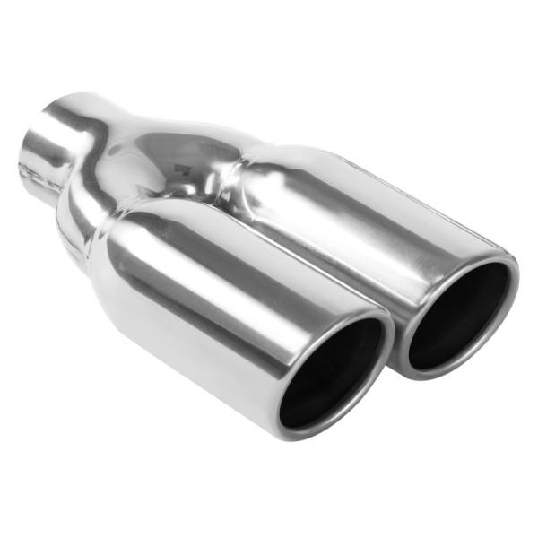 MagnaFlow Exhaust Products - MagnaFlow Exhaust Products Dual Exhaust Tip - 2.25in. Inlet/3in. Outlet 35167 - Image 1