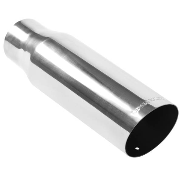 MagnaFlow Exhaust Products - MagnaFlow Exhaust Products Single Exhaust Tip - 2.5in. Inlet/3.5in. Outlet 35205 - Image 1