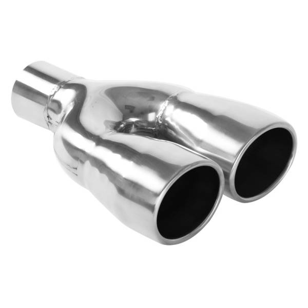 MagnaFlow Exhaust Products - MagnaFlow Exhaust Products Dual Exhaust Tip - 2.25in. Inlet/3 x 3.75in. Outlet 35169 - Image 1