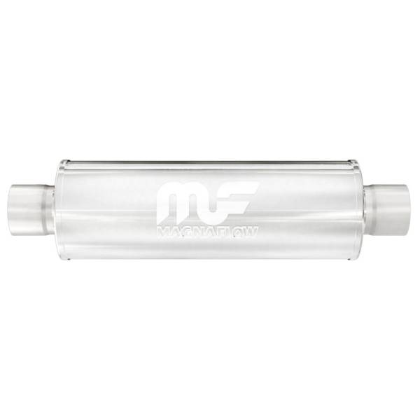 MagnaFlow Exhaust Products - MagnaFlow Muffler Race 4x4x6 2.50inch 430ss - Image 1