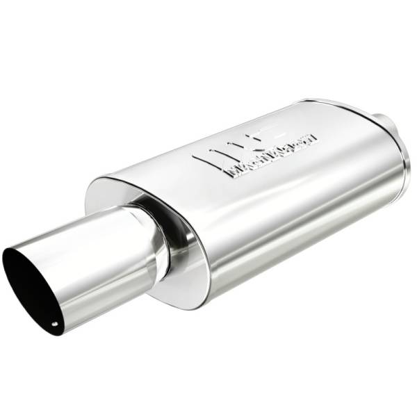 MagnaFlow Exhaust Products - MagnaFlow Muffler W/Tip Mag SS 14X5X8 2.25/4. - Image 1