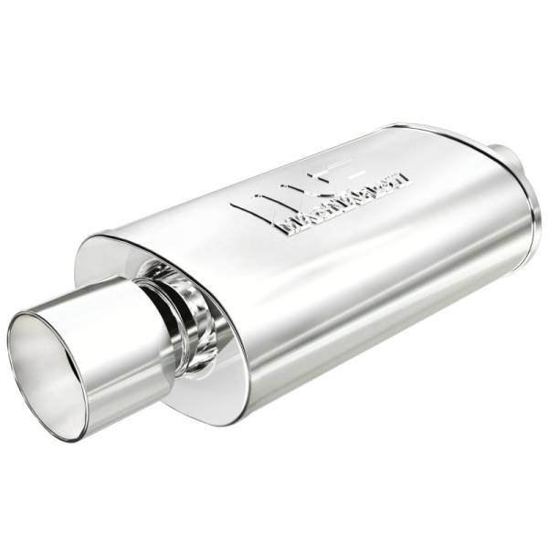 MagnaFlow Exhaust Products - MagnaFlow Muffler W/Tip Mag SS 14X5X8 2.25/4. - Image 1