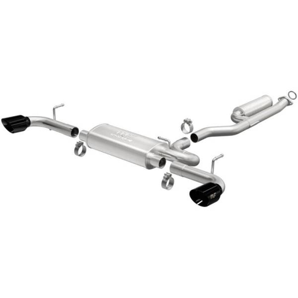 MagnaFlow Exhaust Products - MagnaFlow Exhaust Products Street Series Black Chrome Cat-Back System 19500 - Image 1