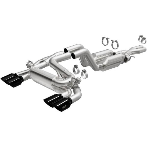 MagnaFlow Exhaust Products - MagnaFlow Exhaust Products Street Series Black Chrome Cat-Back System 19598 - Image 1