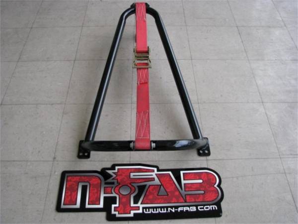 N-Fab - N-Fab Bed Mounted Tire Carrier Universal - Gloss Black - Black Strap - BM1TCBK - Image 1