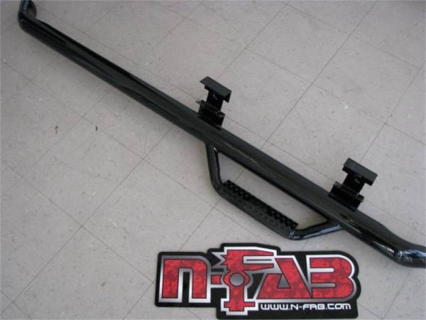 N-Fab - N-Fab Nerf Step 15-18 Ford F-150 Regular Cab 6.5ft Std Bed SRW - Tex. Black - Cab Length - 3in - F1555RC-TX - Image 1