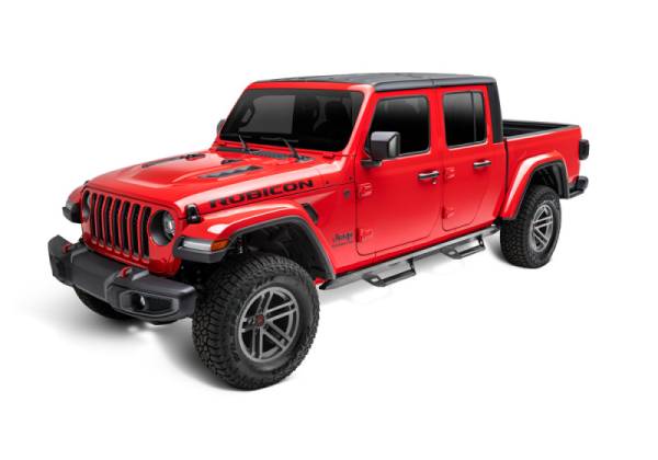 N-Fab - N-Fab Predator Pro Step System 2019 Jeep Wrangler JT 4DR Truck Full Length - Tex. Black - PRJ1980T-TX - Image 1