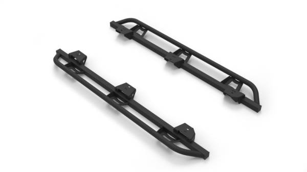 N-Fab - N-Fab Trail Slider Steps 18-20 Jeep Wrangler JL 4 Door SUV - SRW - Textured Black - TSJ184-TX - Image 1