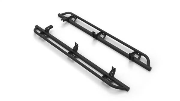 N-Fab - N-Fab Trail Slider Steps 19-20 Ford Ranger Crew Cab All Beds - SRW - Textured Black - TSF19CC-TX - Image 1