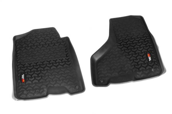 Rugged Ridge - Rugged Ridge All Terrain Floor Liner, Front Pair, Black; 10-18 Ram 1500-3500 82903.08 - Image 1