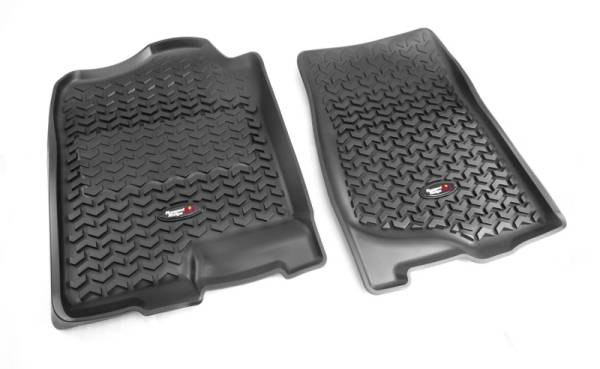 Rugged Ridge - Rugged Ridge All Terrain Floor Liner, Front Pair, Black; 07-14 GM Truck/SUV 82901.01 - Image 1