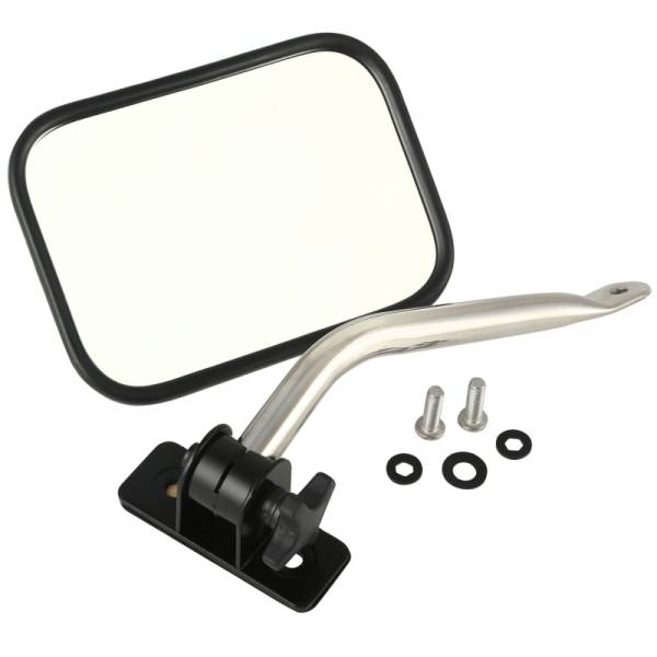 Rugged Ridge - Rugged Ridge Quick Release Mirror Relocation Kit, Stainless; 97-18 Jeep Wrangler 11026.13 - Image 1