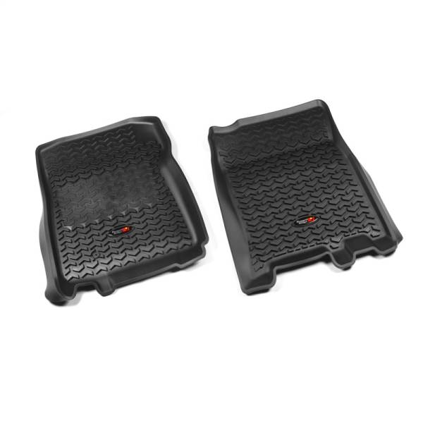 Rugged Ridge - Rugged Ridge All Terrain Floor Liner, Front Pair, Black; 97-03 F-150 Ext/RegCab 82902.04 - Image 1