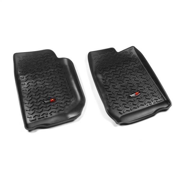 Rugged Ridge - Rugged Ridge All Terrain Floor Liner, Front Pair, Black; 07-18 Jeep Wrangler JK/JKU 12920.01 - Image 1