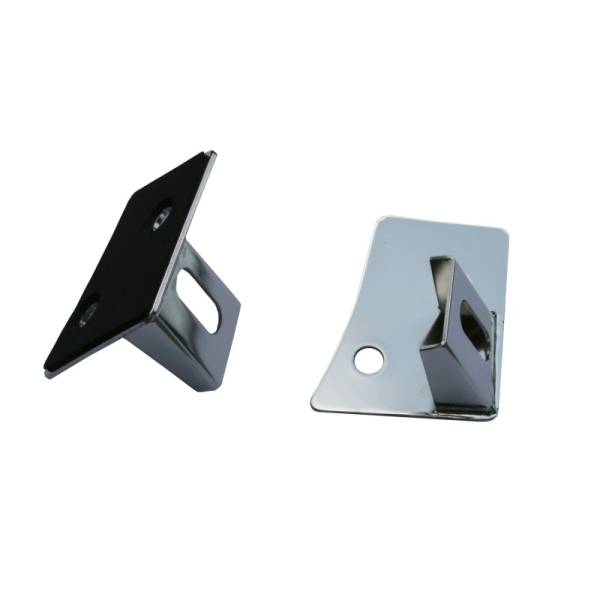 Rugged Ridge - Rugged Ridge Light Mounting Brackets, Windshield, Stainless Steel; 07-18 Wrangler 11028.03 - Image 1