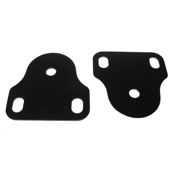 Rugged Ridge - Rugged Ridge Windshield Bracket Kit, Black; 76-95 Jeep CJ/Wrangler YJ 11208.01 - Image 1