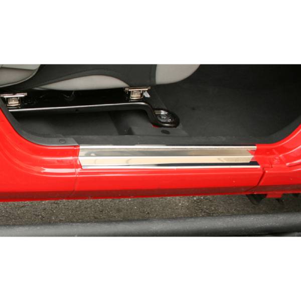 Rugged Ridge - Rugged Ridge Door Entry Guard Kit, Stainless Steel; 07-18 Jeep Wrangler JK 11119.04 - Image 1