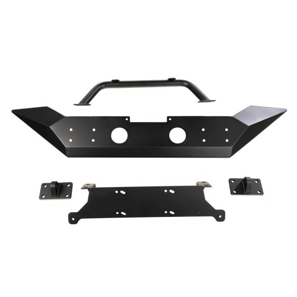 Rugged Ridge - Rugged Ridge Spartan Front Bumper, HCE, With Overrider, 07-18 Jeep Wrangler JK 11548.71 - Image 1