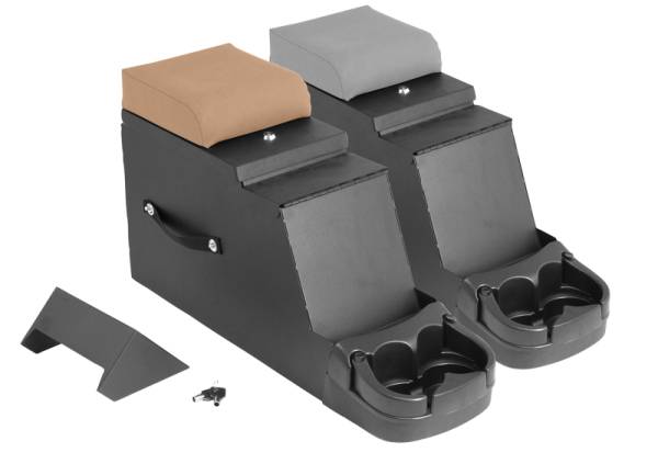 Rugged Ridge - Rugged Ridge Center Console, Stereo Security, Gray; 76-95 Jeep CJ/Wrangler YJ 13104.09 - Image 1