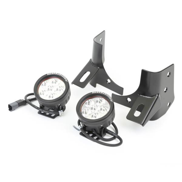 Rugged Ridge - Rugged Ridge Light Kit, Windshield Mounted, Round, Black; 97-06 Wrangler TJ 11027.13 - Image 1