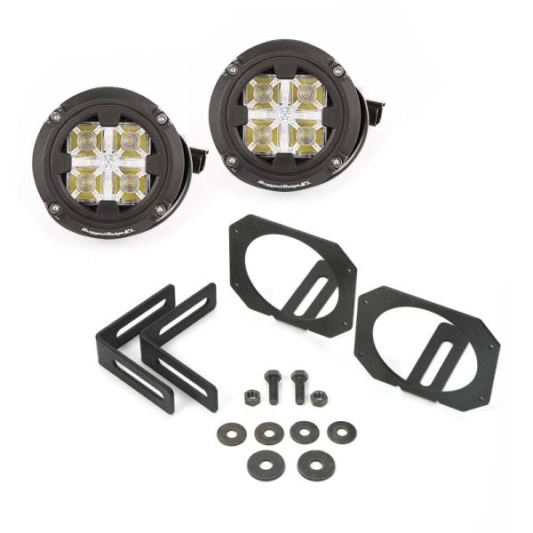 Rugged Ridge - Rugged Ridge Light Kit, Windshield Mounted, Dual Beam, Round; 07-18 Wrangler JK 11232.17 - Image 1