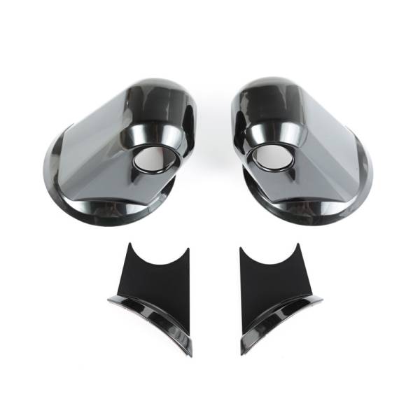 Rugged Ridge - Rugged Ridge Door Mirror Arm Covers, Black, Paintable; 07-18 Jeep Wrangler JK/JKU 13311.05 - Image 1