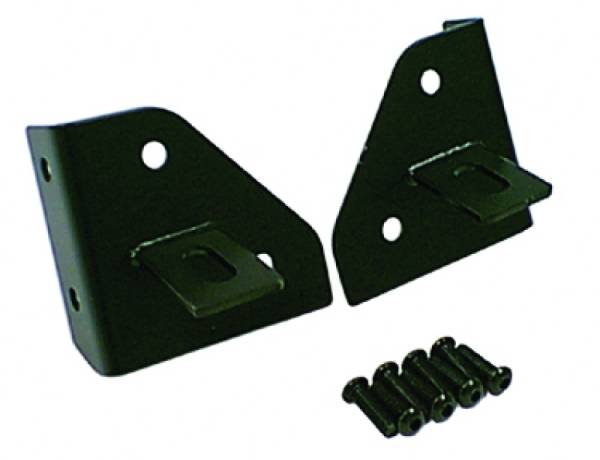 Rugged Ridge - Rugged Ridge Light Mount Bracket Kit, Windshield; 76-95 Jeep CJ/Wrangler YJ 11027.01 - Image 1