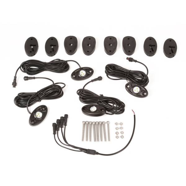 Rugged Ridge - Rugged Ridge Light Kit, Rock Crawler, 4-Piece, White; 07-18 Jeep Wrangler JK 11232.39 - Image 1