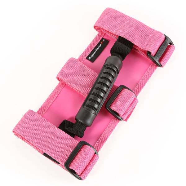 Rugged Ridge - Rugged Ridge Ultimate Grab Handle Kit, Pink; 55-21 Jeep CJ/Wrangler / 20-21 Gladiator 13505.01 - Image 1