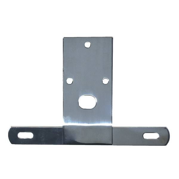 Rugged Ridge - Rugged Ridge License Plate Bracket, Stainless Steel; 76-86 Jeep CJ 11136.01 - Image 1