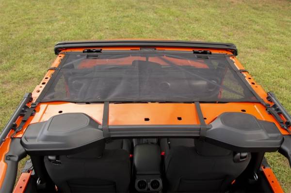 Rugged Ridge - Rugged Ridge Eclipse Sun Shade, Front, Black; 18-21 Jeep Wrangler JL 2-Dr 13579.74 - Image 1