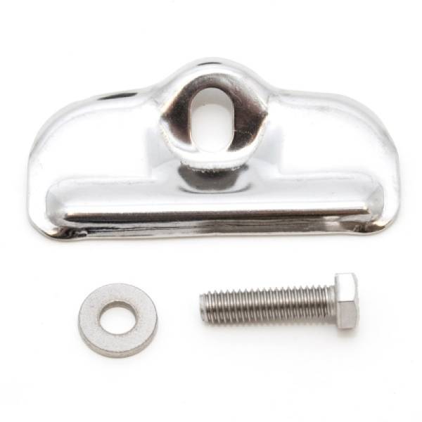 Rugged Ridge - Rugged Ridge This stainless steel battery clamp from Rugged Ridge fits 76-86 Jeep CJ. 11132.03 - Image 1