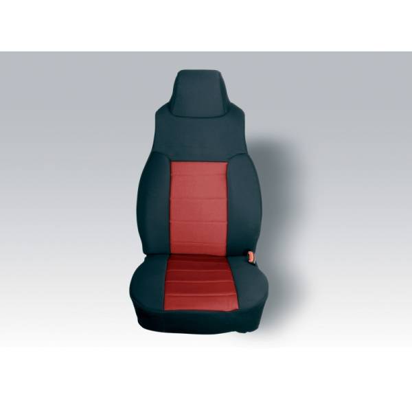 Rugged Ridge - Rugged Ridge Neoprene seat cover, Rugged Ridge, fronts (pair), red, 97-02 Wrangler 13210.53 - Image 1