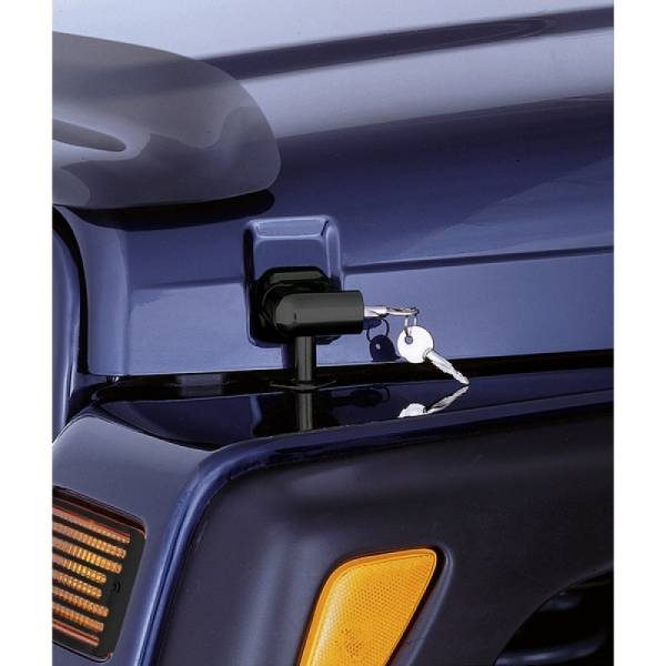 Rugged Ridge - Rugged Ridge Hood Catch Kit, Locking; 97-06 Jeep Wrangler TJ 11210.10 - Image 1